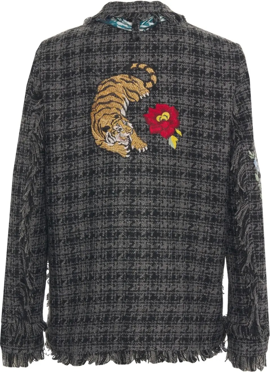 Jacheta Jacket with floral embroidery - Img 3