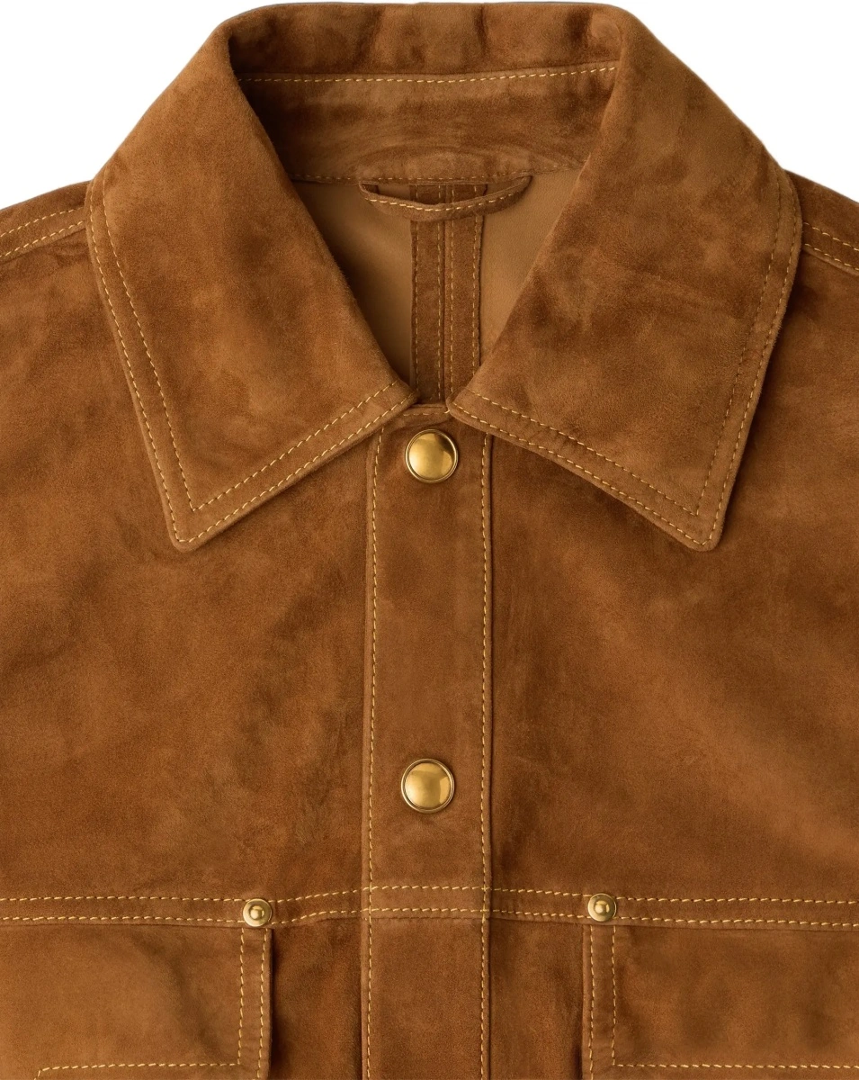 Jacheta Leather button Jacket - Img 5