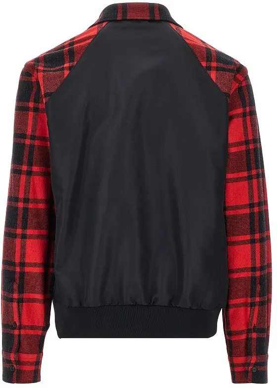 Jacheta Nylon and flannel hybrid overshirt - Img 3