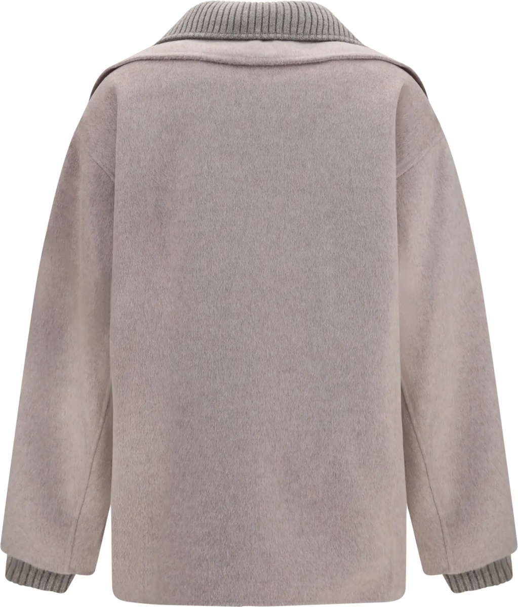 Jacheta P.A.R.O.S.H. Double wool and quilted Jacket - Img 2