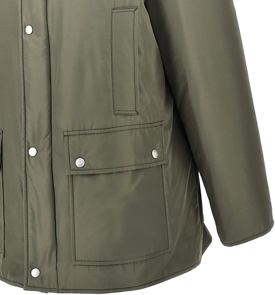 Jacheta Padded jacket with shearling-effect collar - Img 2