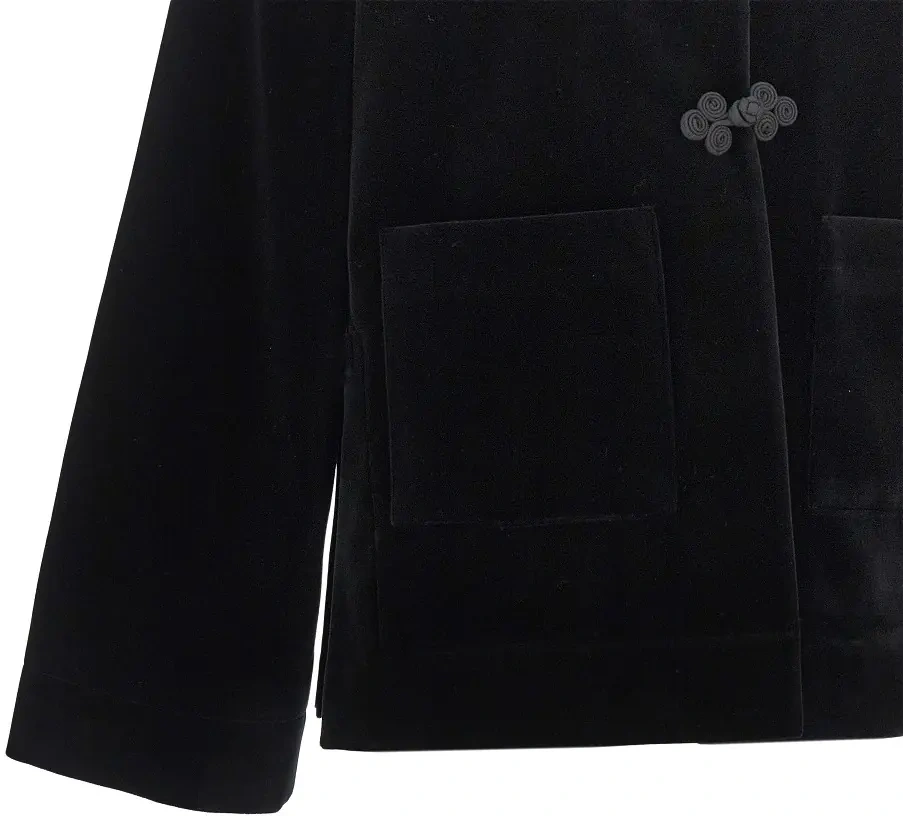 Jacheta Pankou closure velvet jacket - Img 2