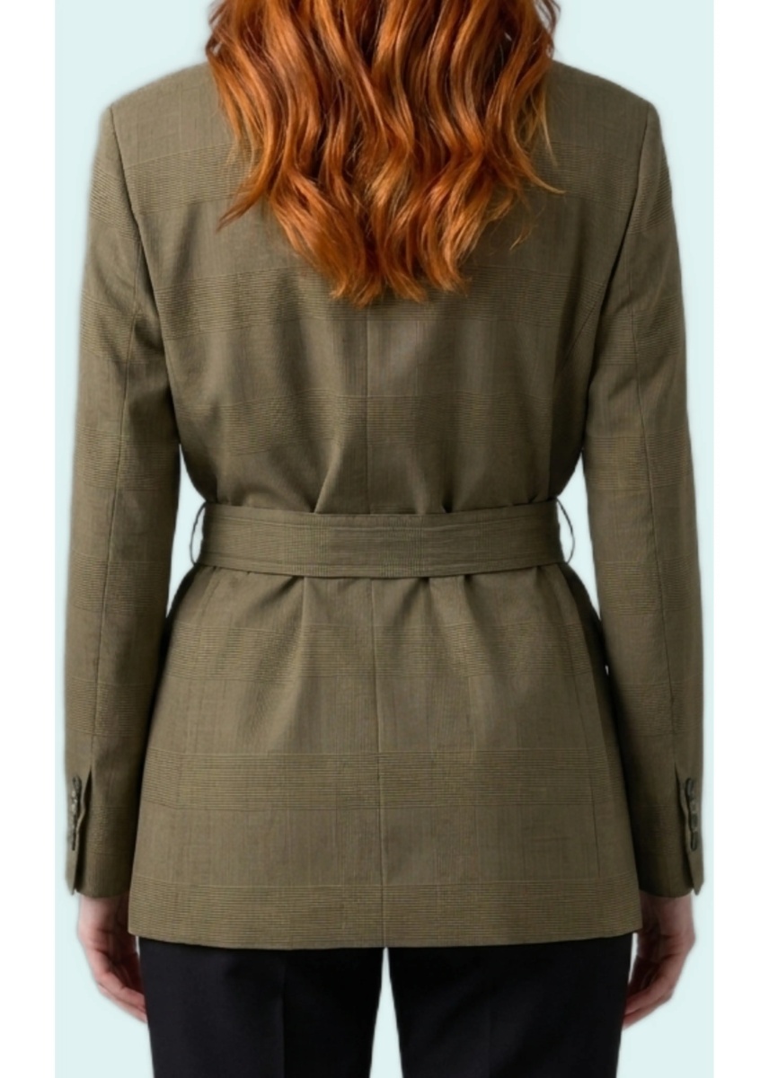 Jacheta Peaked Lapel Dressing Gown Jacket - Img 2