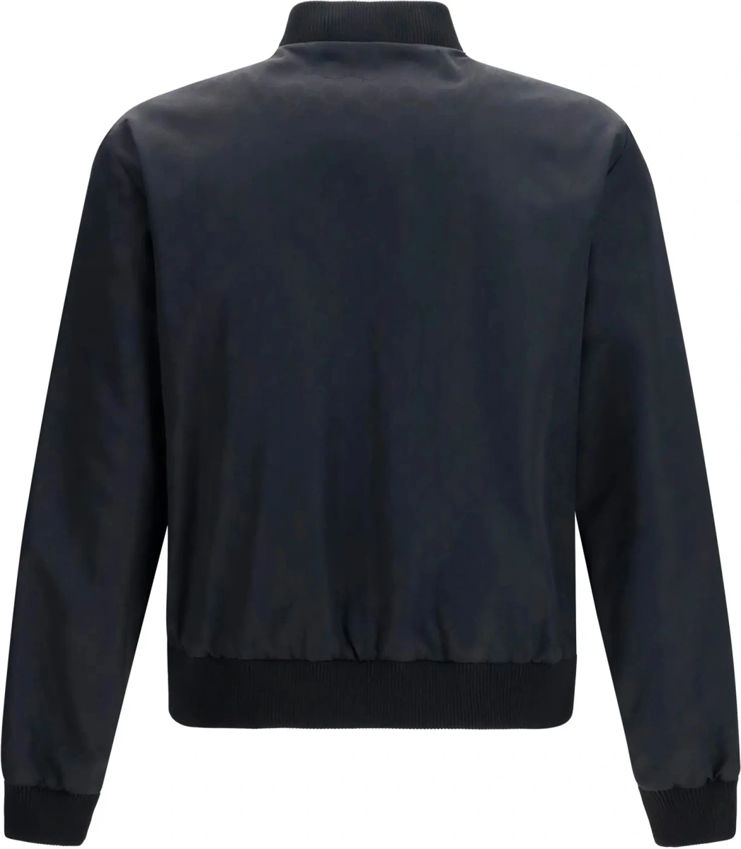 Jacheta Reversible zip Jacket in lightweight silk faille - Img 2