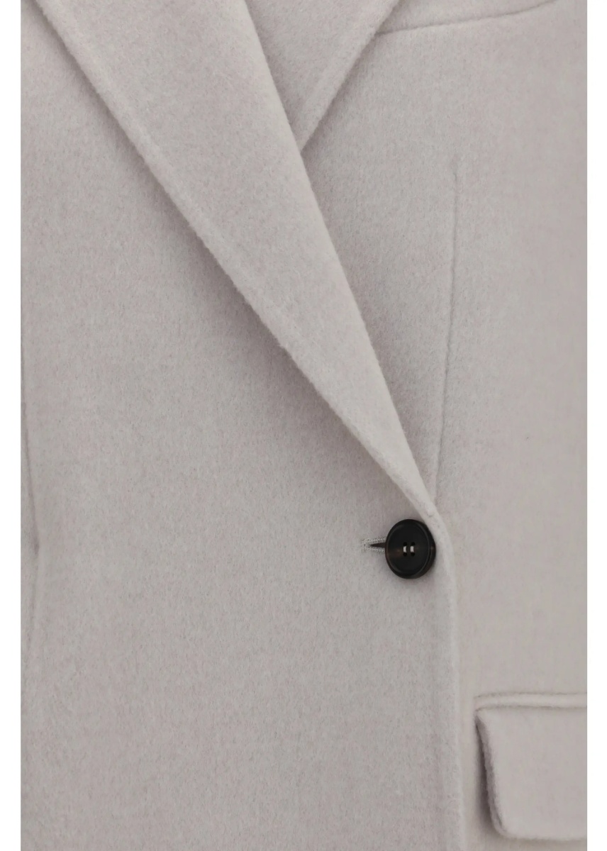 Jacheta Single-breasted wool and cashmere Jacket - Img 3