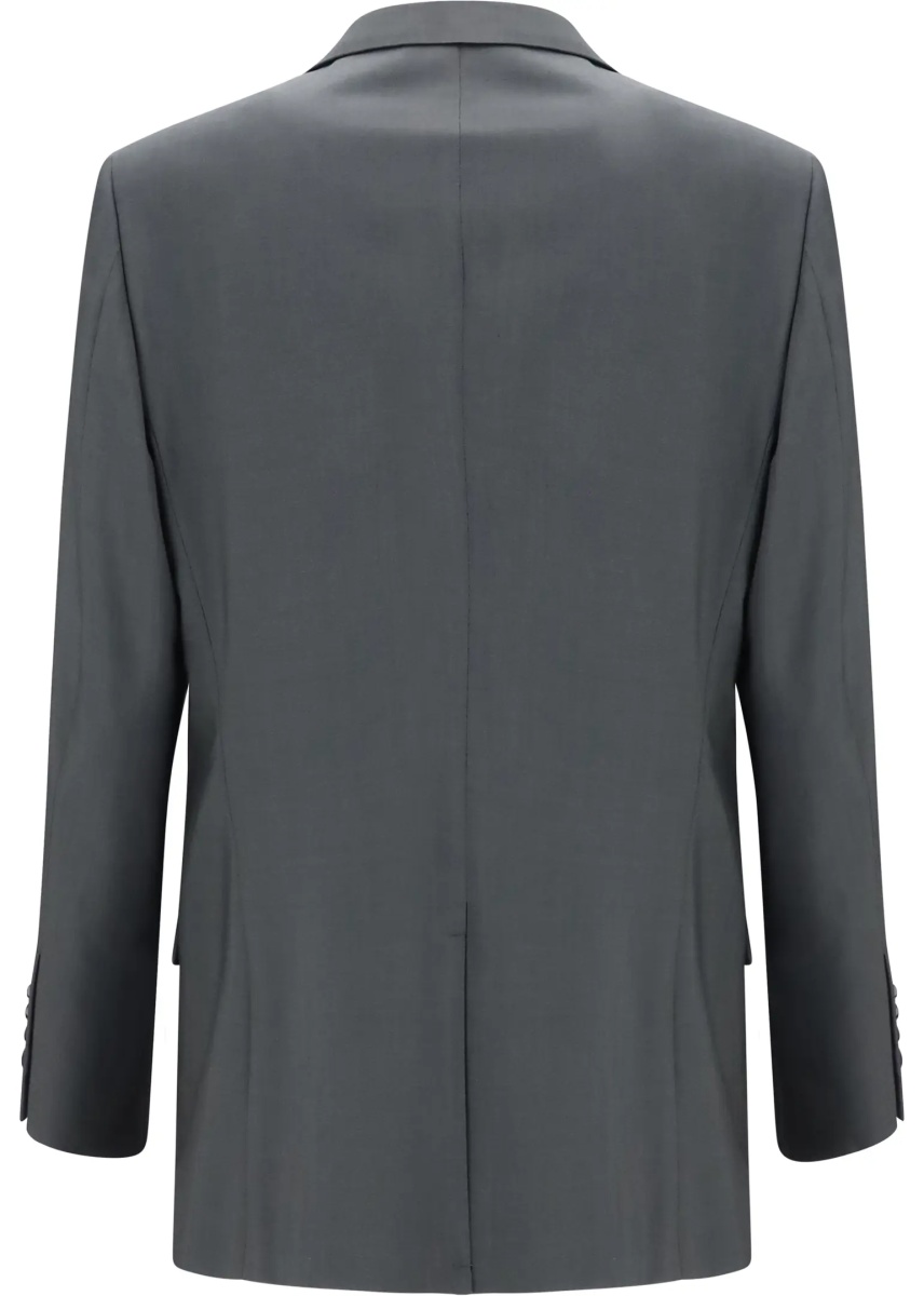 Jacheta Single-breasted wool and mohair Jacket - Img 2