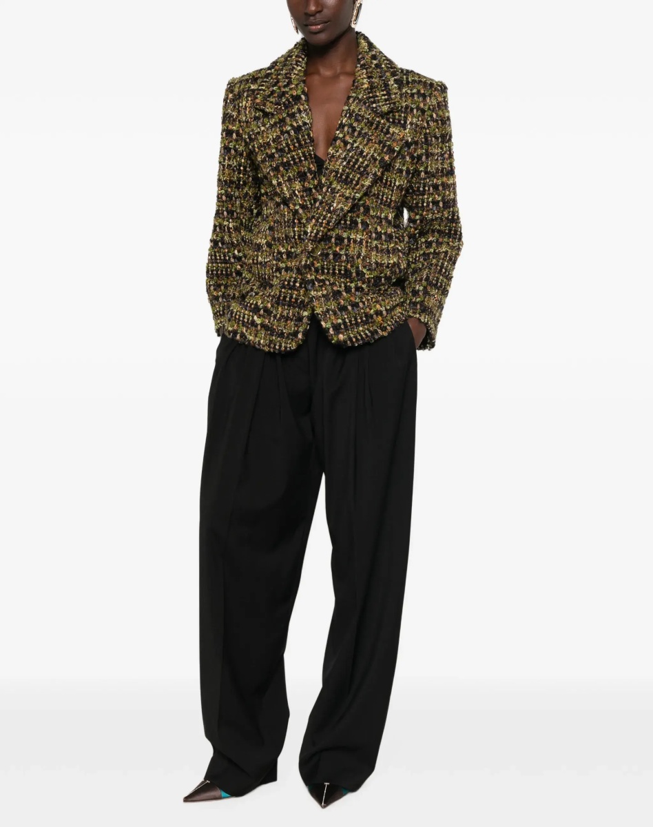 Jacheta Tweed single-breasted Jacket - Img 4
