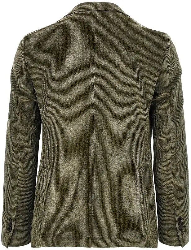 Jacheta 'Venezia' corduroy single-breasted jacket - Img 3