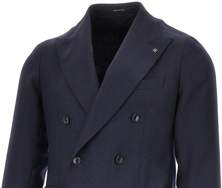 Jacheta Virgin wool double-breasted jacket - Img 2