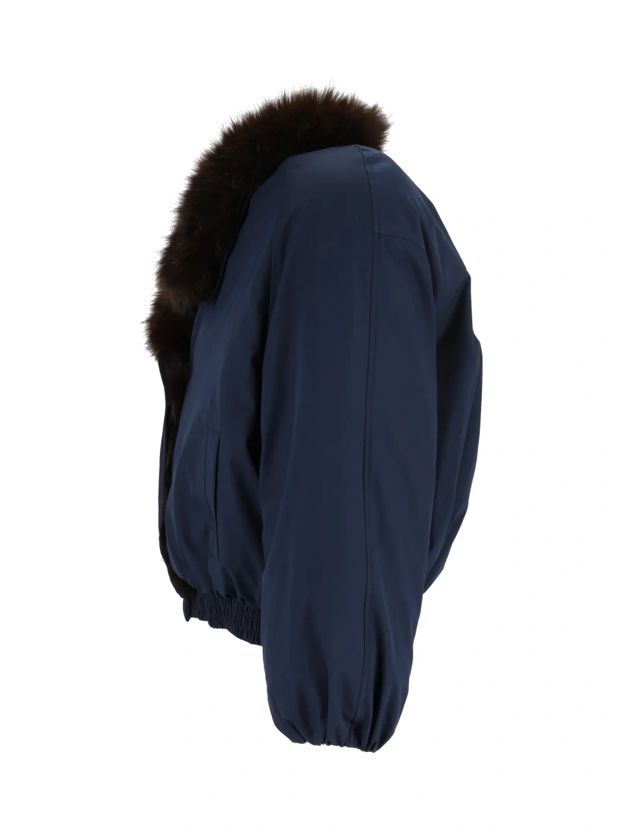 Jacheta Windbreaker with faux fur collar - Img 2