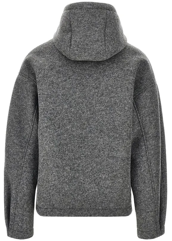 Jacheta Wool-blend cloth blouson jacket - Img 3