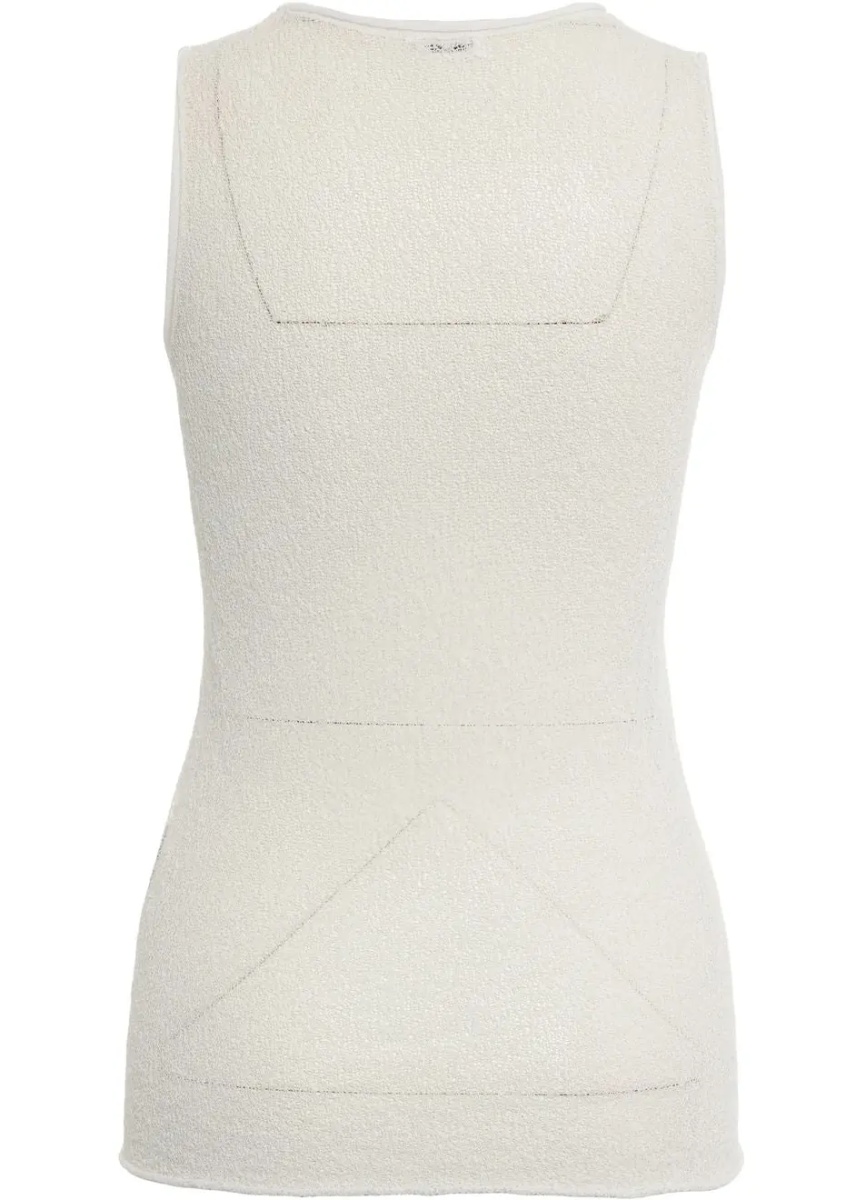 Maiou Openwork top with lace effect - Img 3