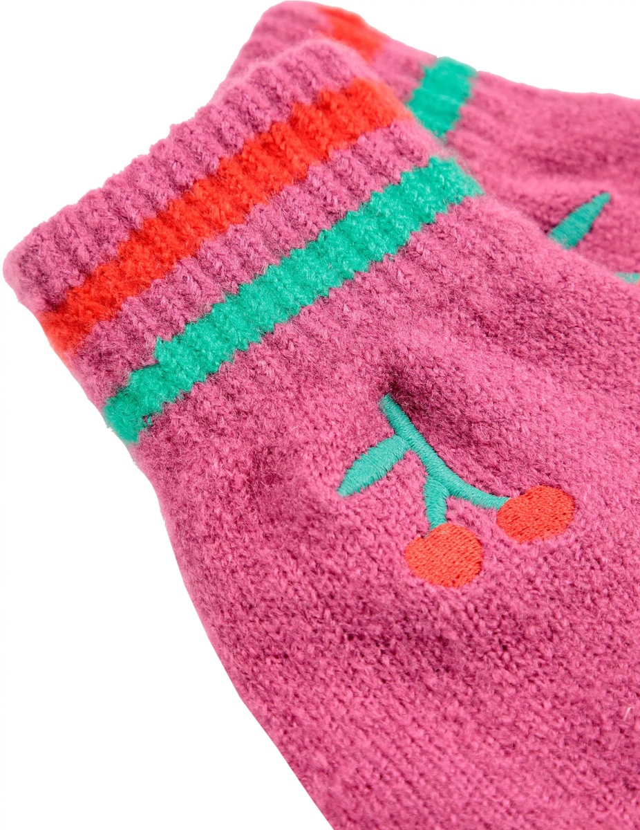 Manusi Cherry Knitted Gloves - Img 2