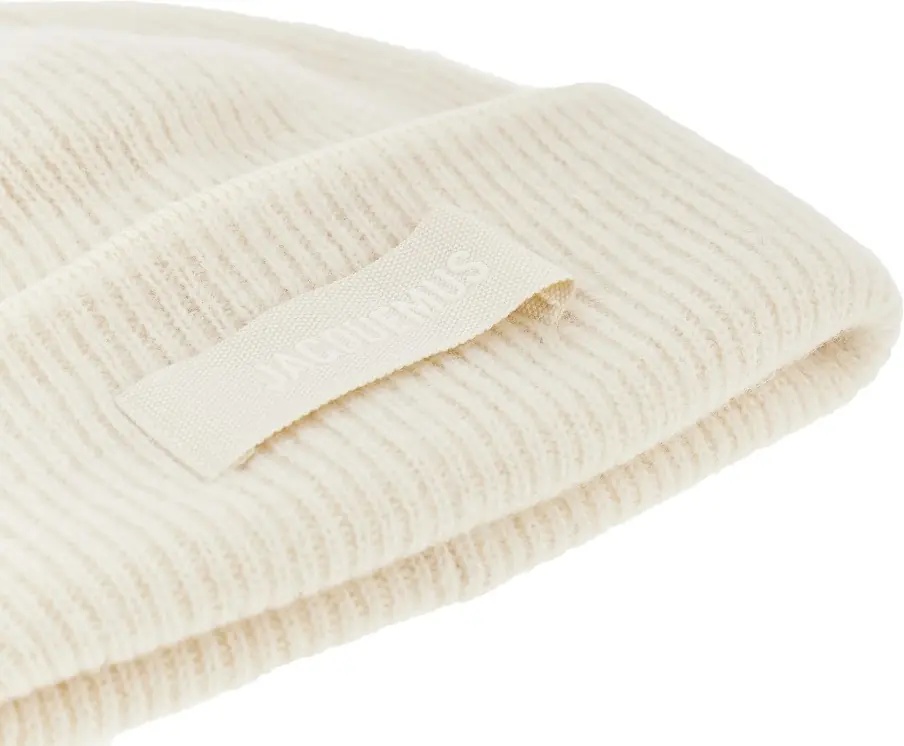Manusi Knitted beanie hat with gros-grain logo - Img 3