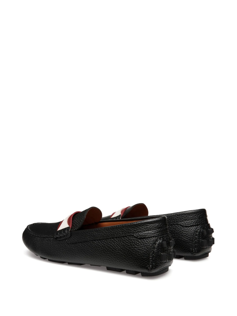 Mocasini Bally negri din piele - Img 3