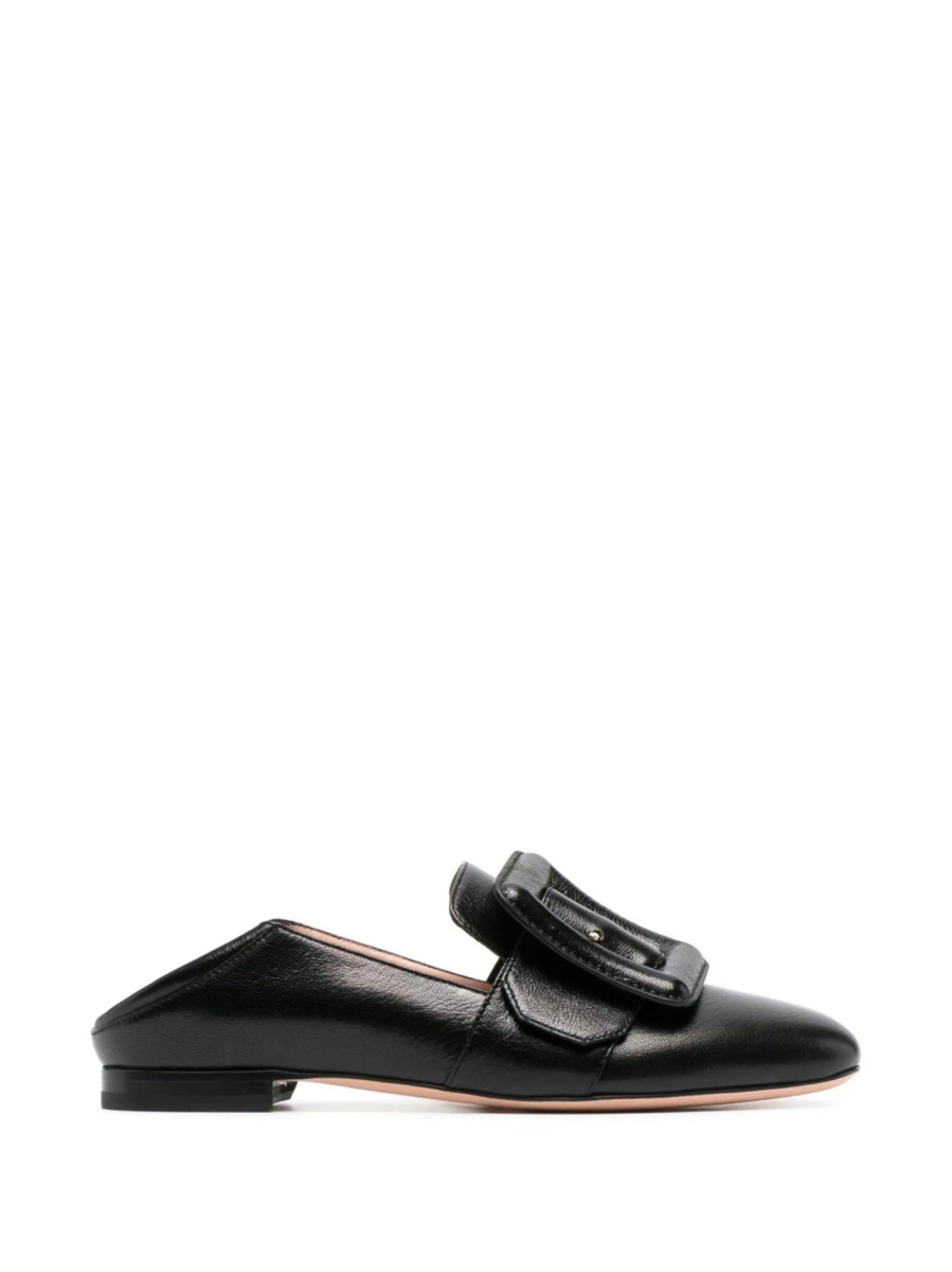 Mocasini Bally negri din piele - Img 5