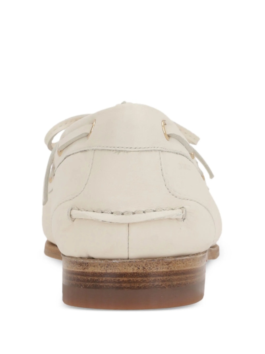 Mocasini Bally neutri din piele - Img 3