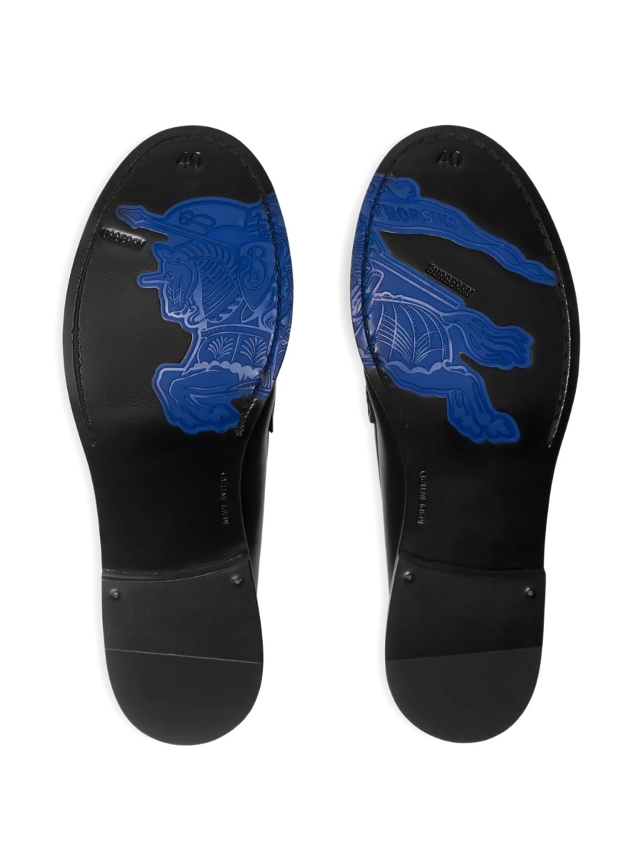Mocasini Burberry negri din piele - Img 5