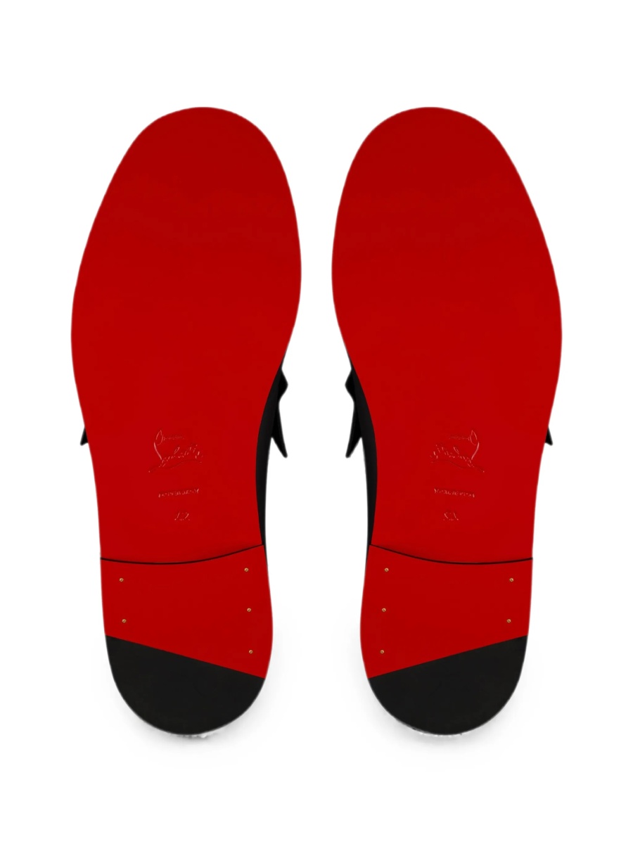Mocasini Christian Louboutin negri din piele - Img 5