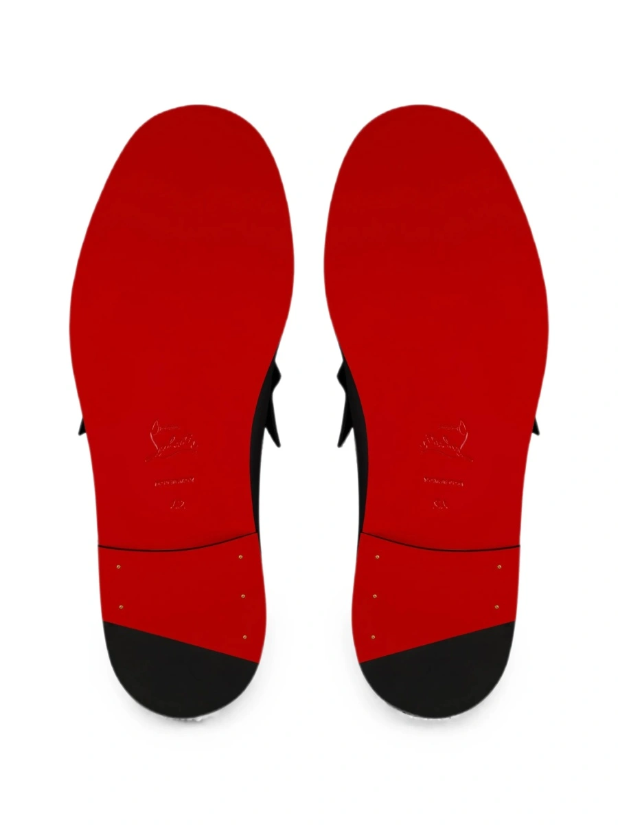 Mocasini Christian Louboutin negri din piele - Img 5