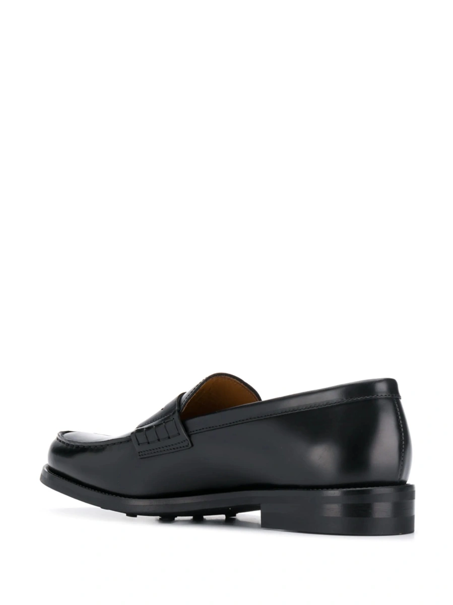 Mocasini Doucal's negri din piele - Img 3
