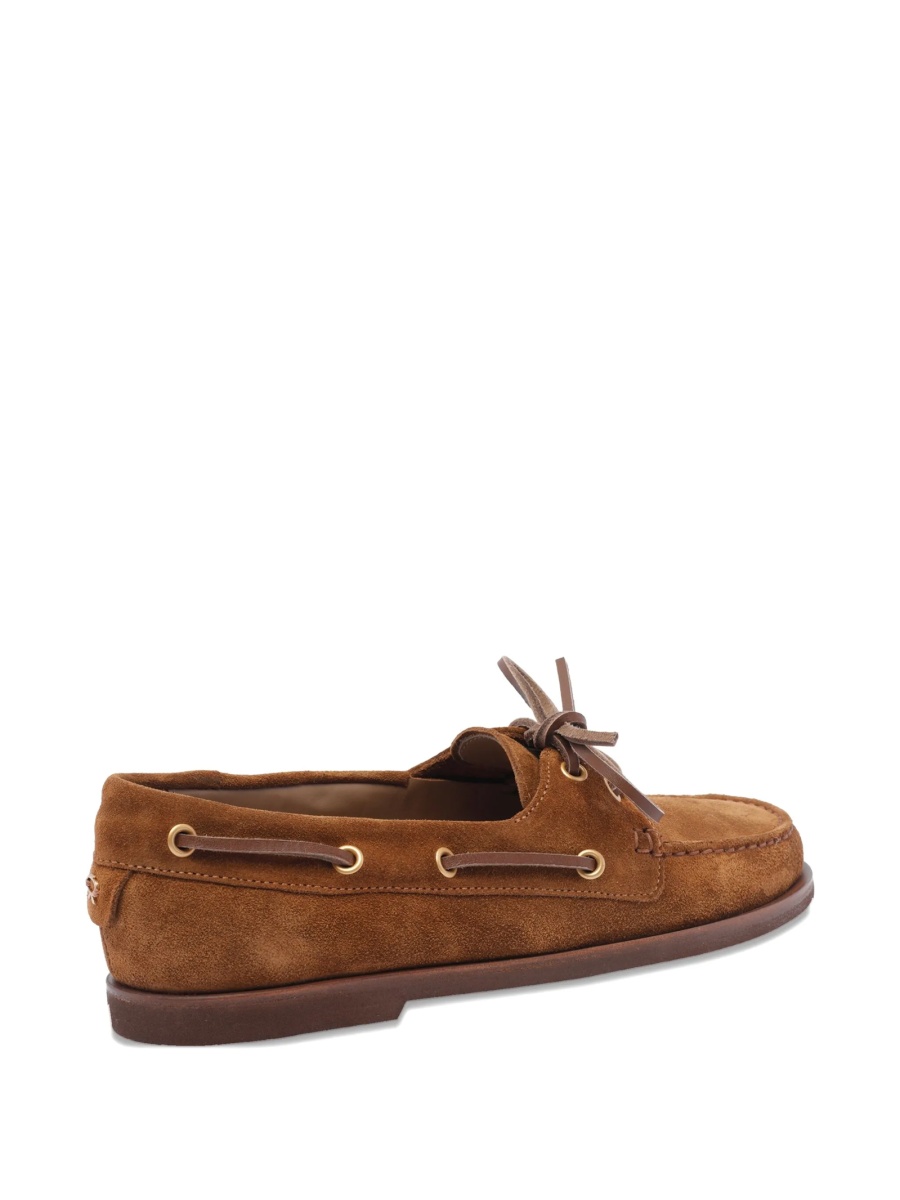 Mocasini Gianvito Rossi maro din piele intoarsa - Img 3