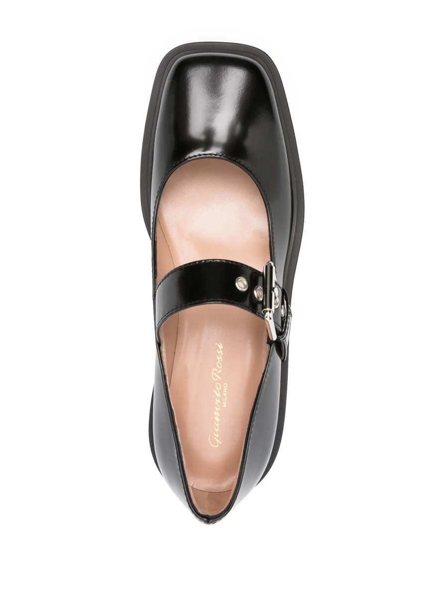 Mocasini Gianvito Rossi negri din piele - Img 4