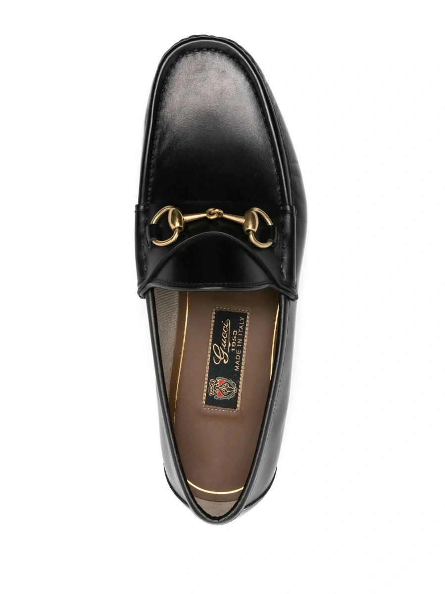 Mocasini Gucci negri din piele - Img 7