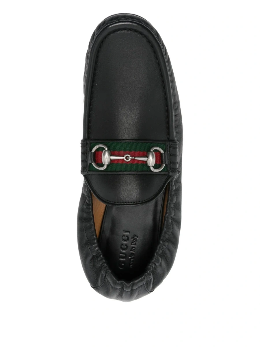 Mocasini Gucci negri din piele - Img 7