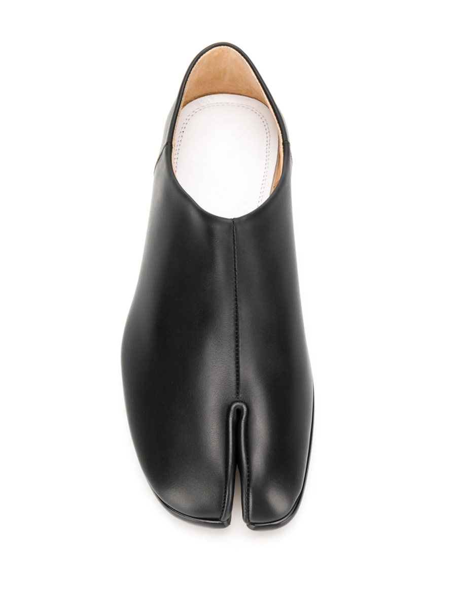 Mocasini Maison Margiela tabi negri din piele - Img 4