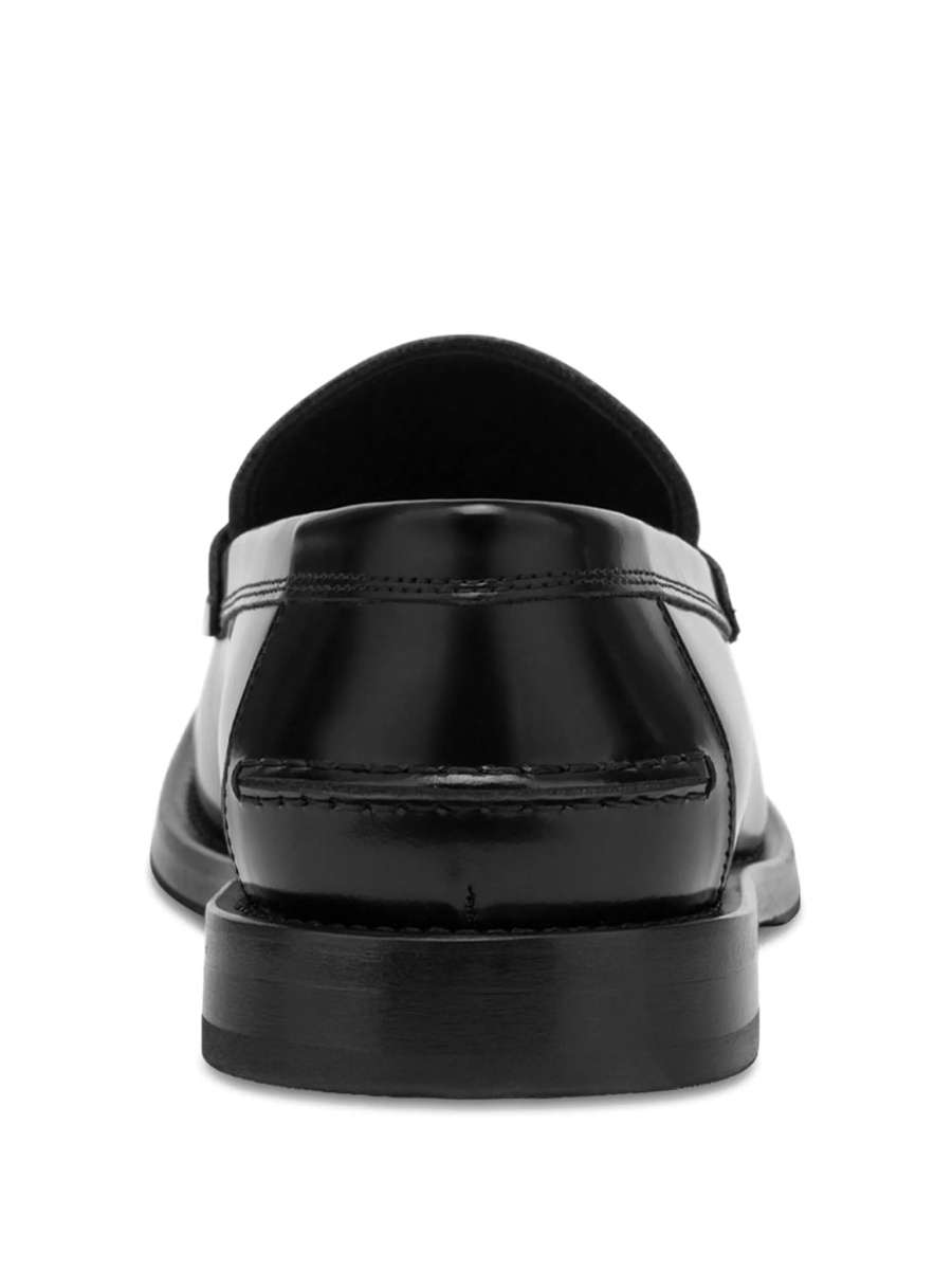 Mocasini Moschino negri din piele - Img 3