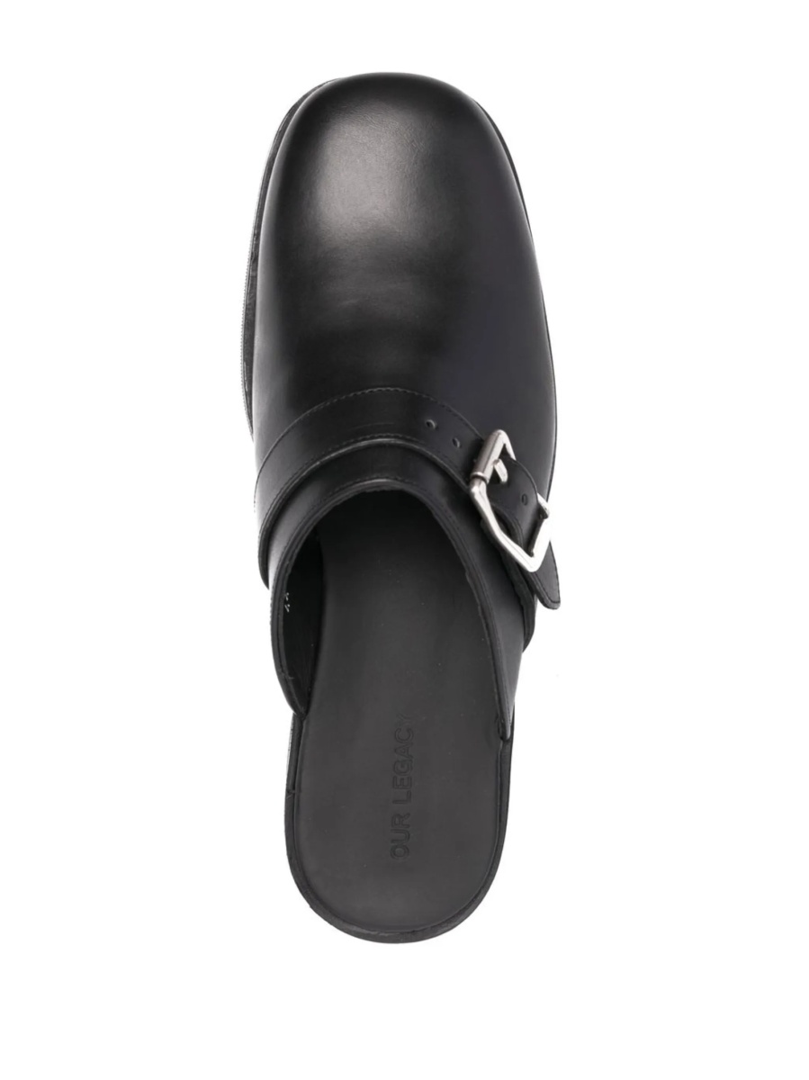 Mocasini OUR LEGACY negri din piele - Img 4