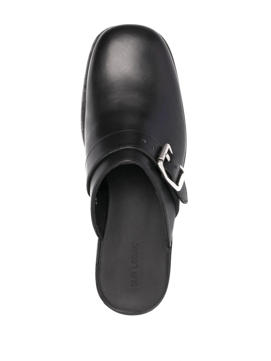 Mocasini OUR LEGACY negri din piele - Img 4