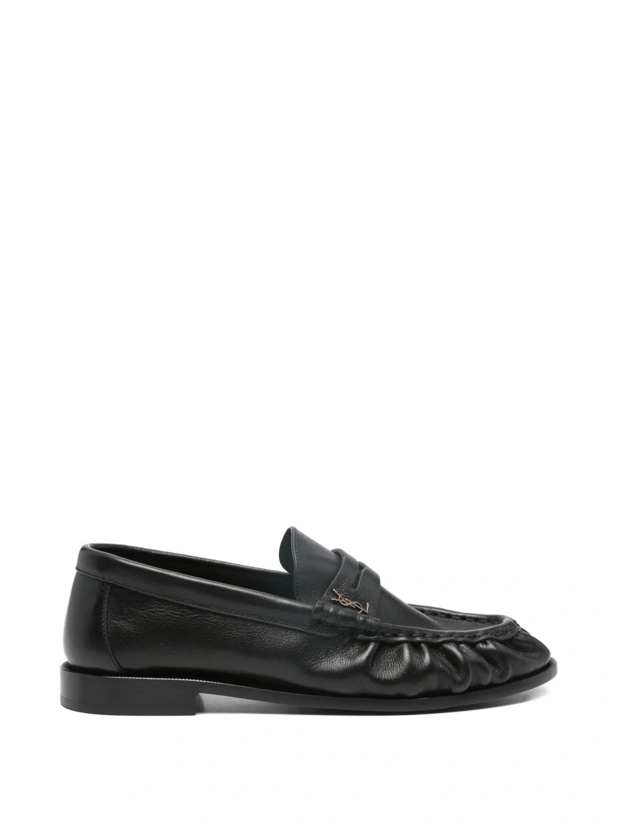 Mocasini Saint Laurent negri din piele 'Le Loafer' - Img 8