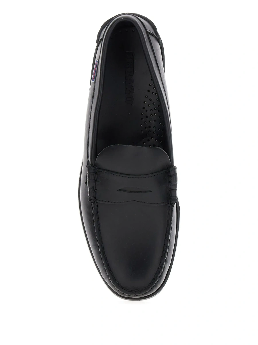 Mocasini Sebago negri din piele 'Dolphin' - Img 7