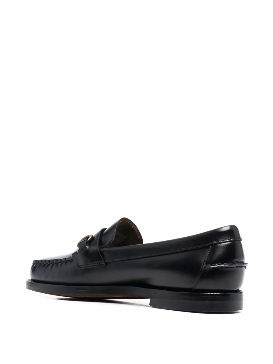 Mocasini Sebago negri din piele 'Joe' - Img 6