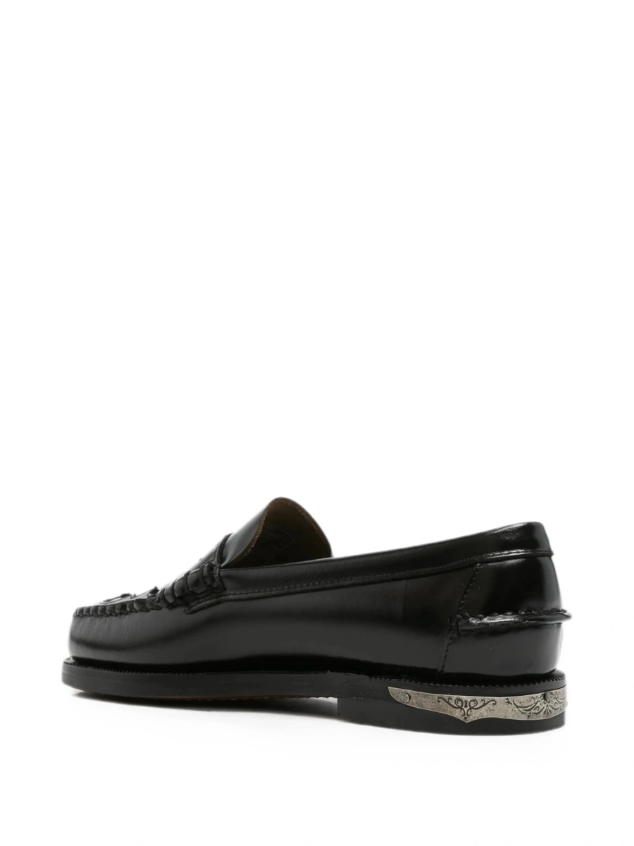 Mocasini Sebago negri din piele - Img 3