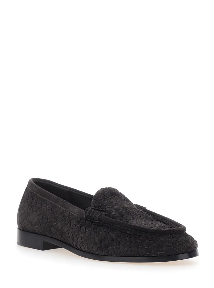 Mocasini SILENZIO LOAFER DESIGN INTRECCIIATO CAMOSCIO - Img 2