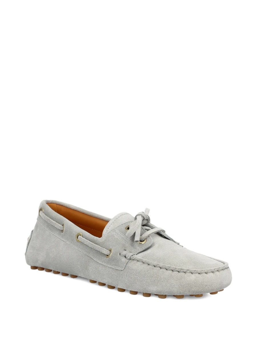 Mocasini TOD'S gri din piele intoarsa - Img 2