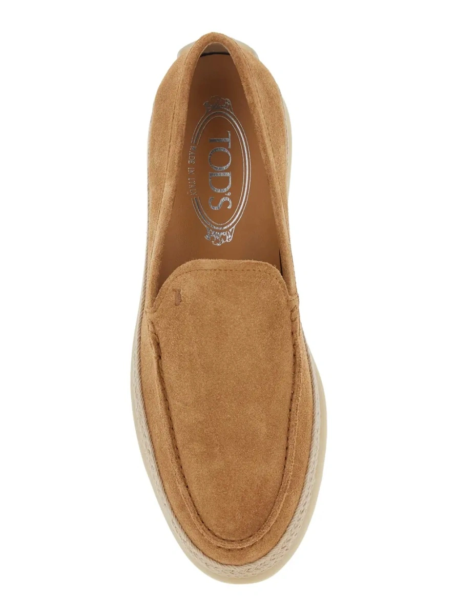 Mocasini TOD'S maro din piele intoarsa - Img 4