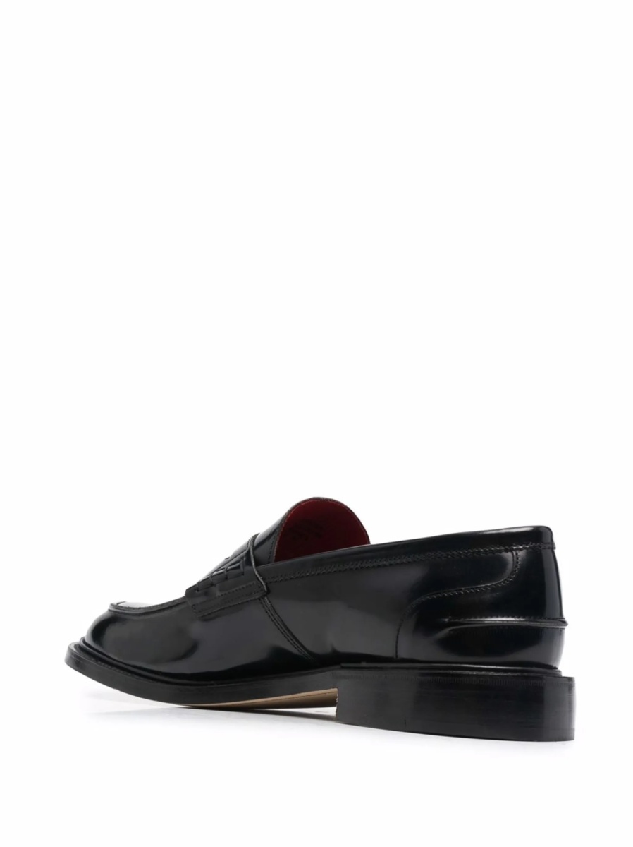 Mocasini TRICKER'S negri din piele - Img 3
