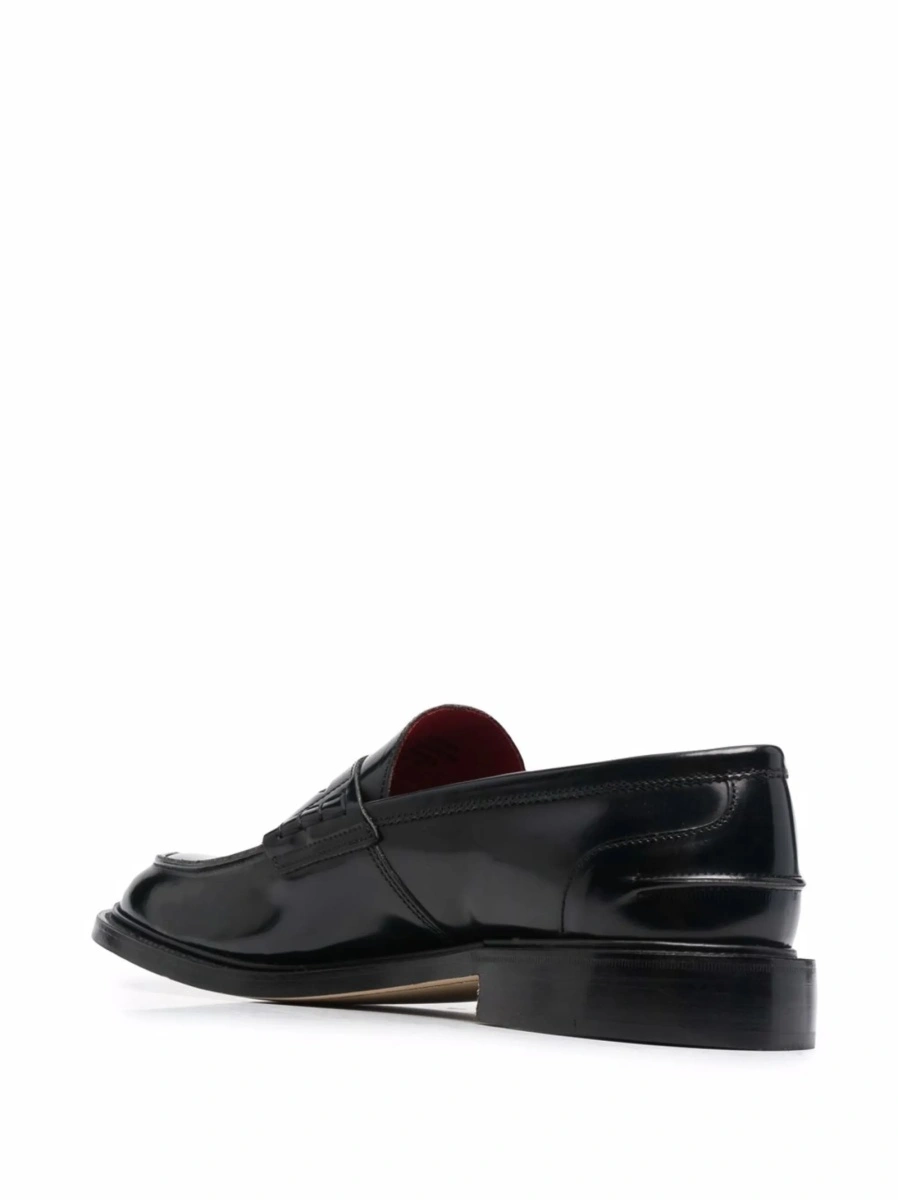 Mocasini TRICKER'S negri din piele - Img 3