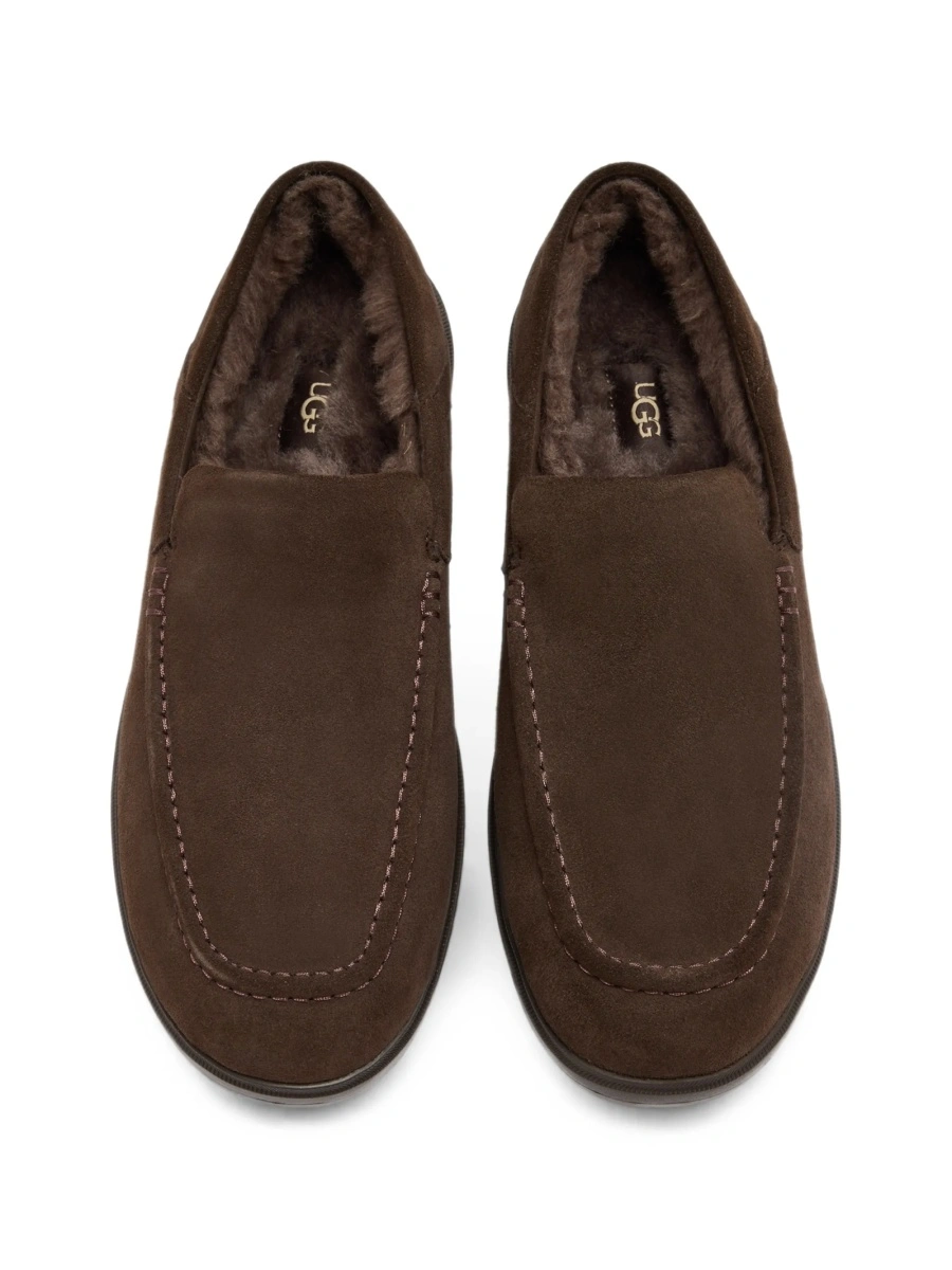 Mocasini UGG maro din piele intoarsa - Img 2