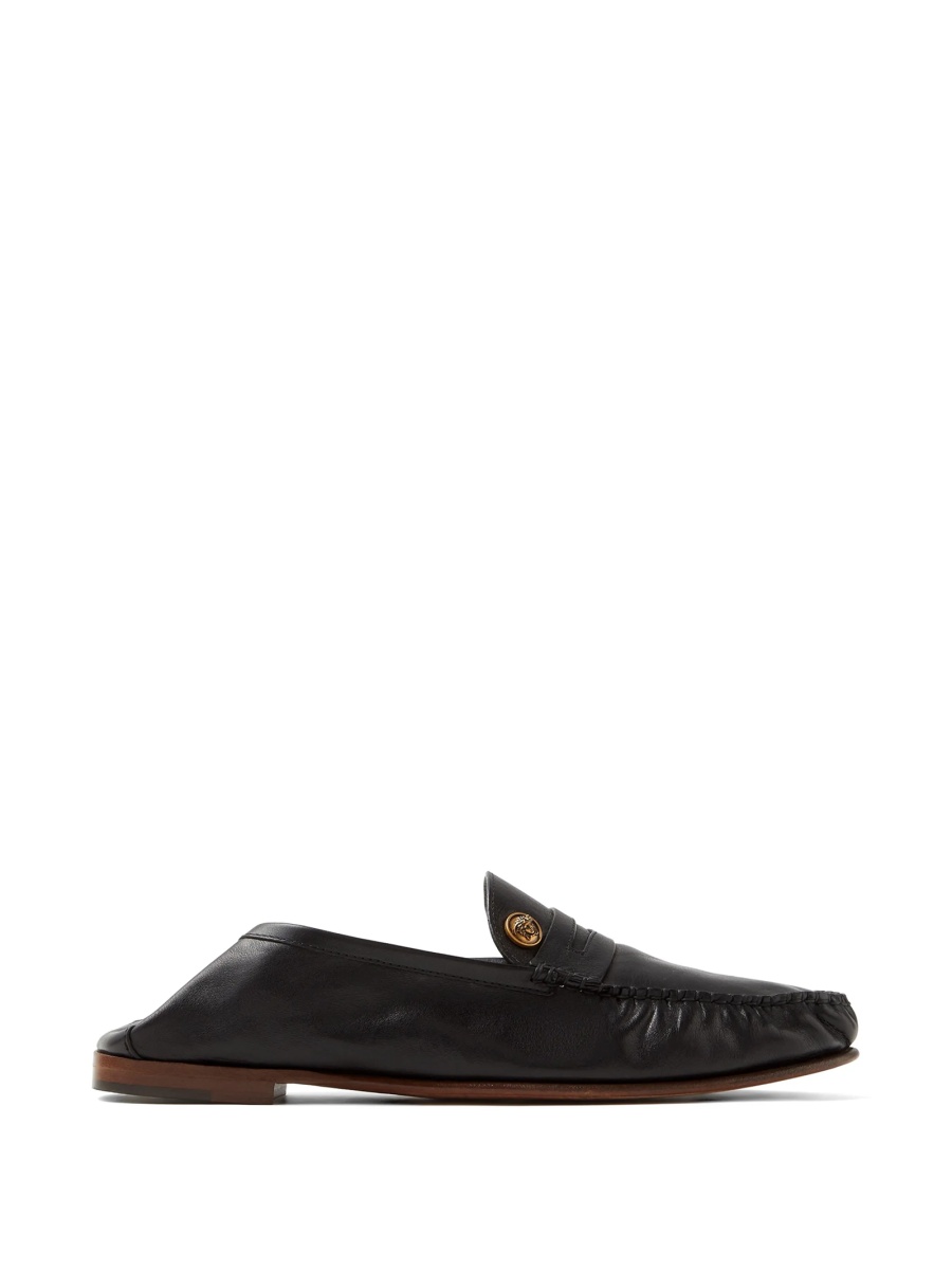 Mocasini Versace negri din piele - Img 5