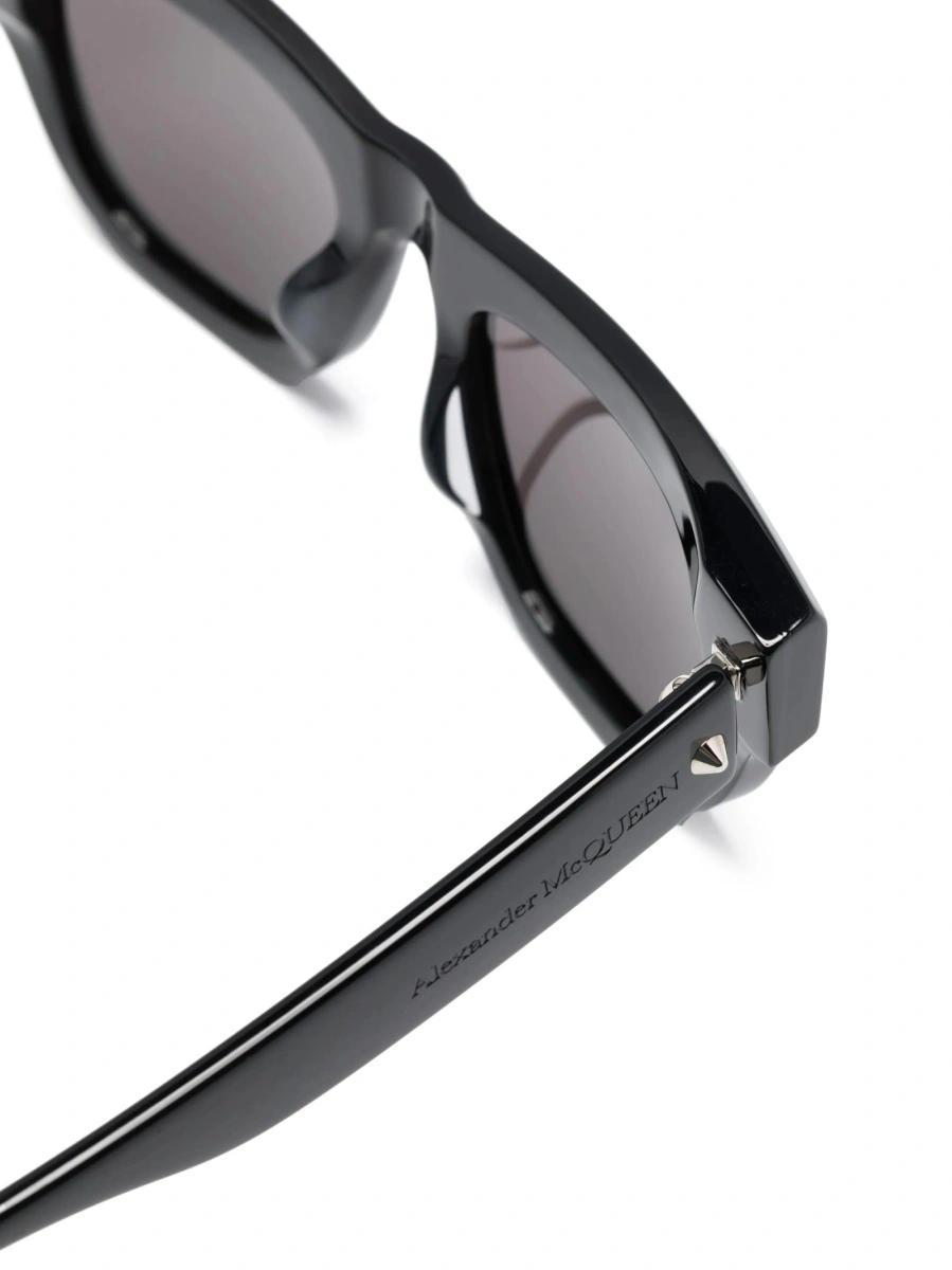 Ochelari de soare Alexander McQueen negri - Img 3