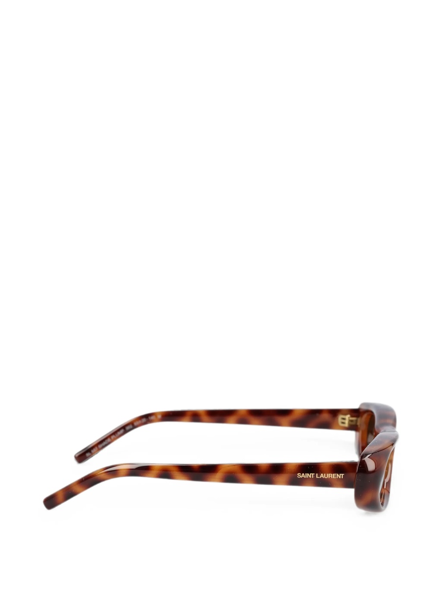 Ochelari de soare Saint Laurent maro din nylon si acetat - Img 3