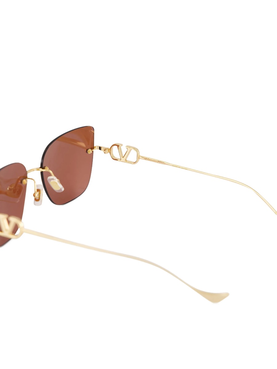 Ochelari de soare Valentino Garavani aurii - Img 4