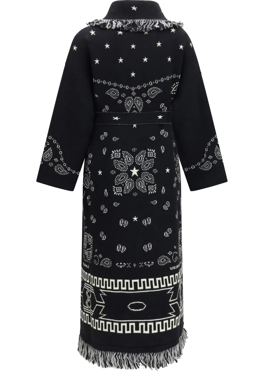Paltoane Bandana Jacquard Coat - Img 2