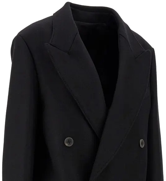 Paltoane 'Hadi' wool and cashmere long coat - Img 2