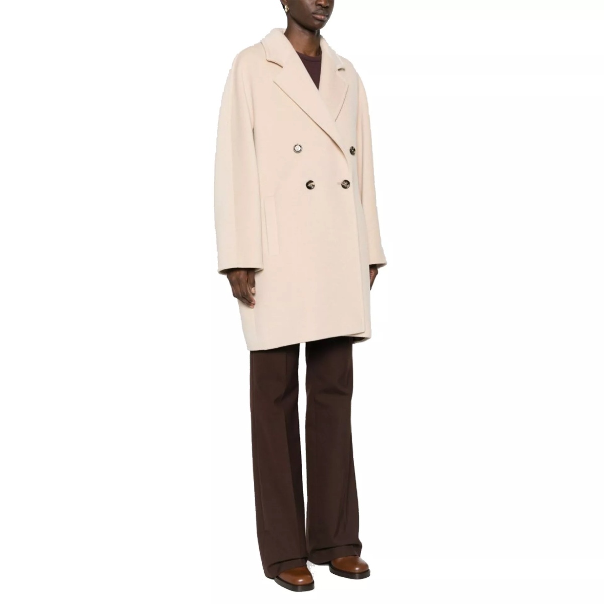 Paltoane Max Mara Pila Wool And Cashmere Coat - Img 2